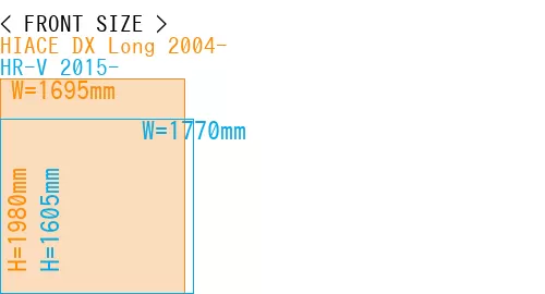 #HIACE DX Long 2004- + HR-V 2015-